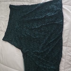 Lularoe Green Swirl Maxi Small